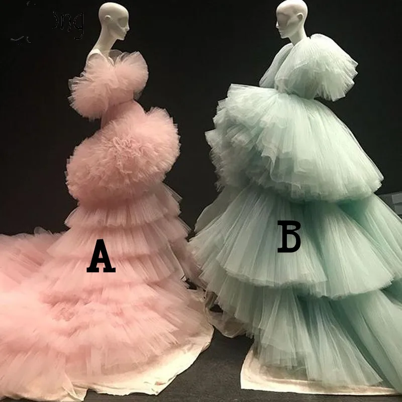 Реальные фотографии Вечерние платья vestido de festa longo Robe de soiree розовые вечерние платья с открытыми плечами пышная ярусная