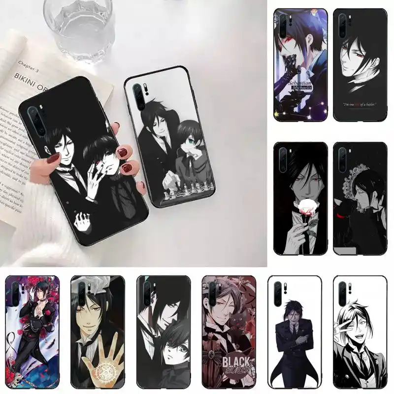 アニメ黒執事電話ケースhuawei社メイト10 Liteプロノヴァ5t名誉8a 8 9 10 10i Phone Case Covers Aliexpress