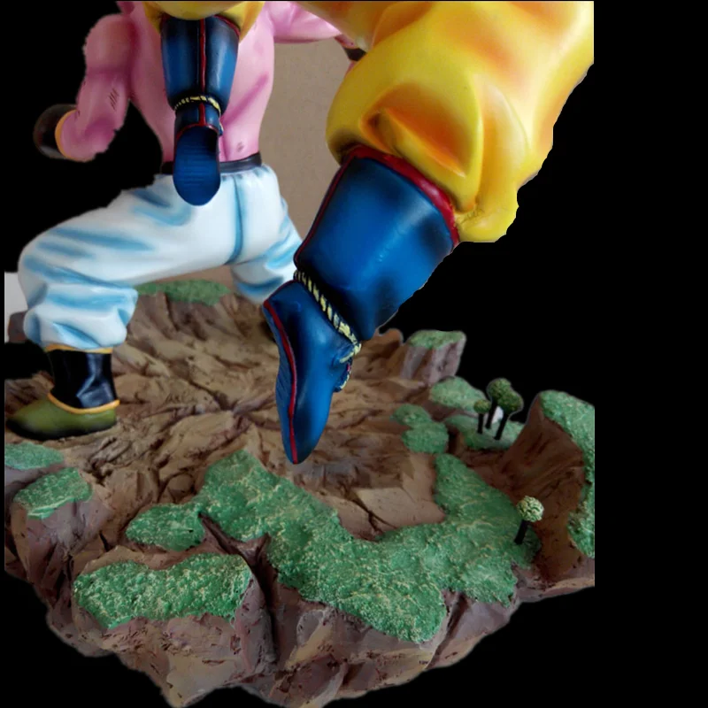 Dragon Ball GK Saiyan 3 Goku Kakarotto против сильнейшей общей силы Majin Buu Статуя Фигурка Коллекция Модель игрушки C29