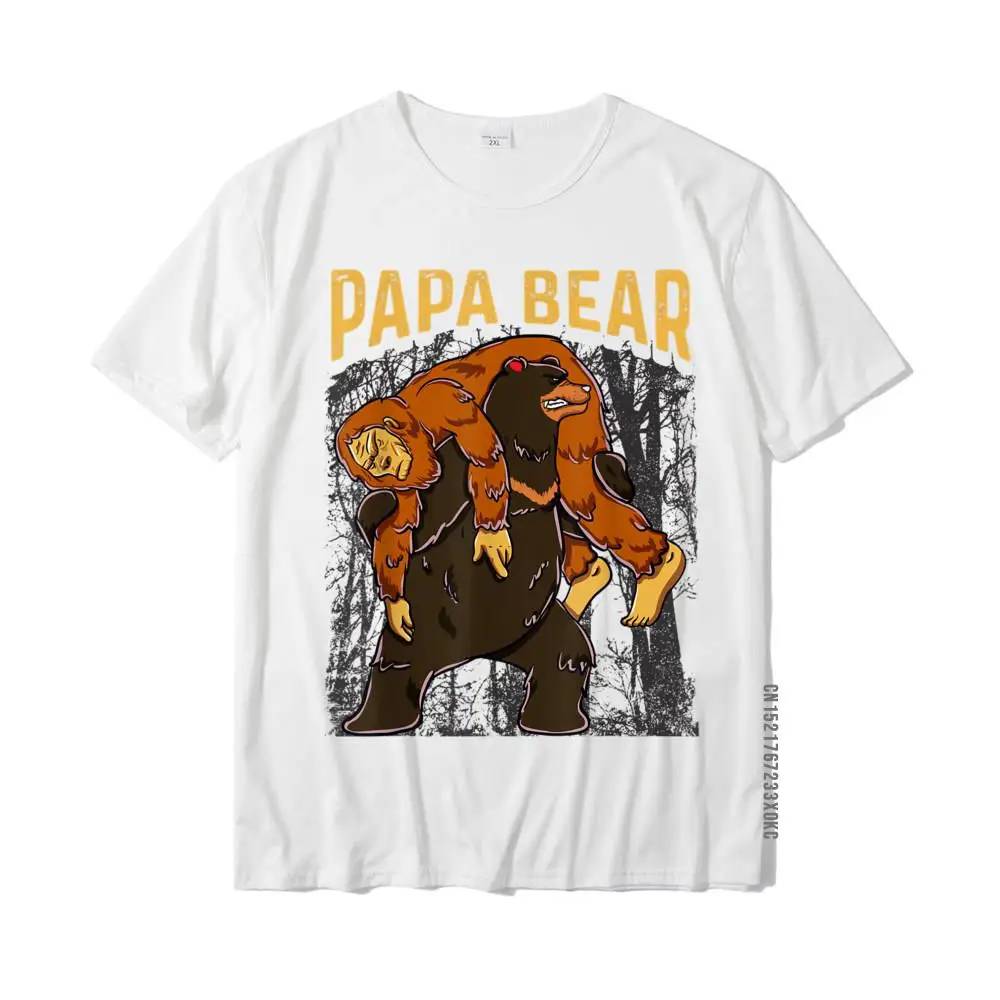 Custom Summer/Autumn 100% Cotton Crew Neck Tops T Shirt Short Sleeve Printing T-Shirt Graphic Casual Top T-shirts Mens Fathers Day Gifts From Son Wife Papa Bear T Shirt Bigfoot__MZ21246 white
