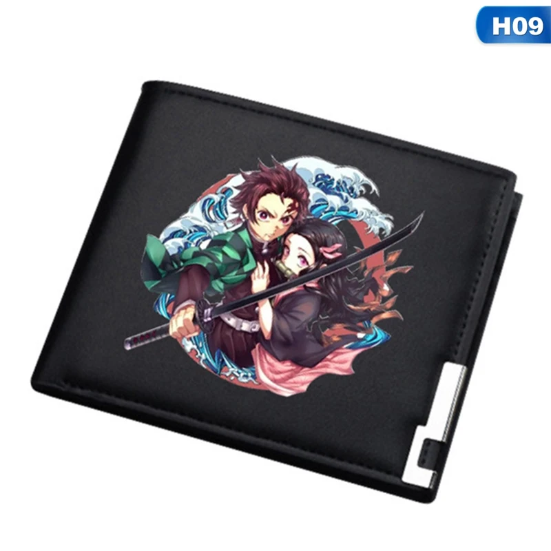 Аниме демон убийца: Kimetsu no Yaiba Kamado косплей мультфильм кошелек короткий кошелек cartera de аниме - Цвет: CB1233H09