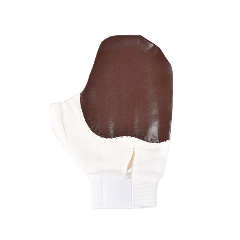 Brown Перчатка для ухода за домашними животными для кошек, щетка, расческа, товары для ухода за кошками, отличный силиконовый массажер для домашних животных, аксессуары рукавички для удаления волос - Цвет: Brown