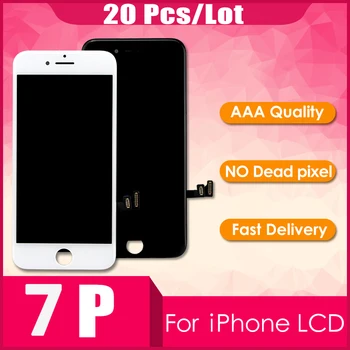 

20PCS AAA+++ For iPhone 7 Plus LCD With 3D Force Touch Screen Replacement 100% No Dead Pixel Guarantee Display Free Shipping