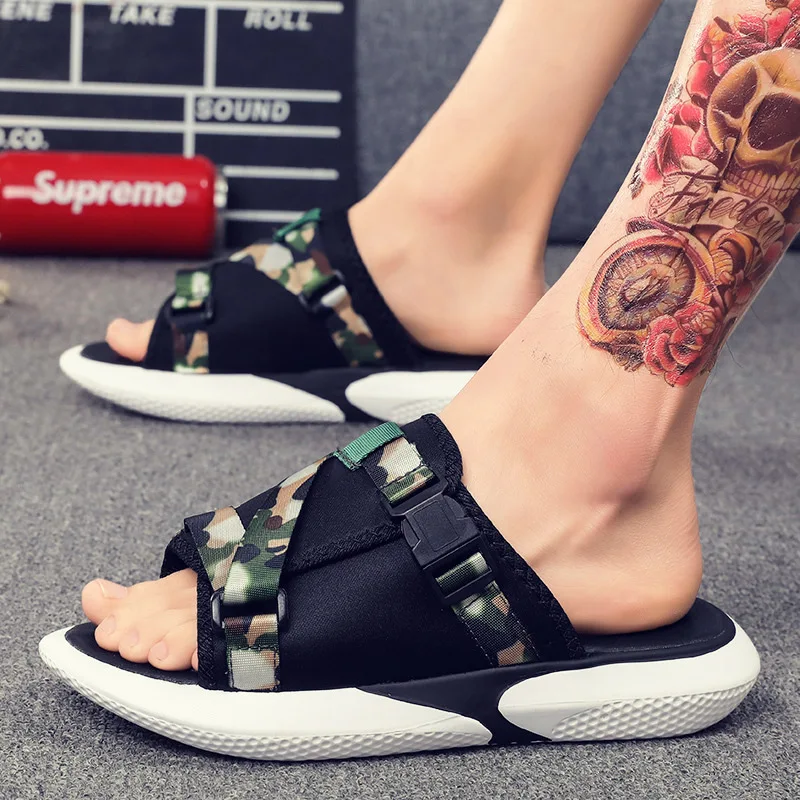 

2019 New Style MEN'S Slippers Summer Cool Outdoor Anti-slip Sandals Men's Sandals Trend Korean-style Sandals Men's
