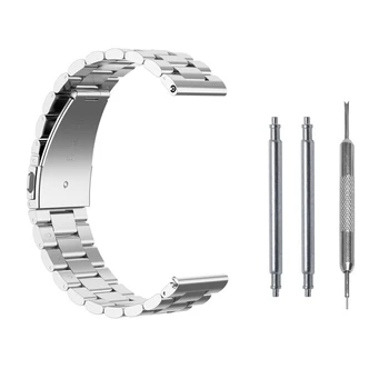 

Gosear 20mm Watch Strap Universal Quick Release Stainless Steel Strap Band for Xiaomi Color Huawei Samsung Huami Amazfit Silver