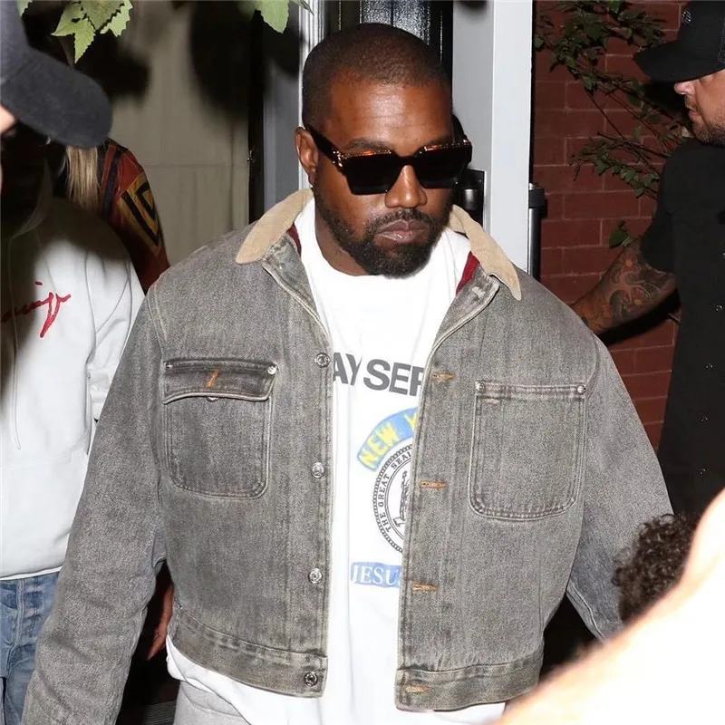 19FW Kanye West Jesus Is King Sunday сервис футболка для мужчин и женщин 1:1 Высокое качество 3D