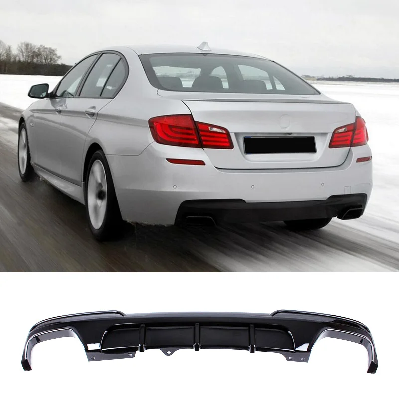 M-P стиль PP материал бампер задний диффузор для BMW 5 серии F10 F18 525i 535i | Автомобили и