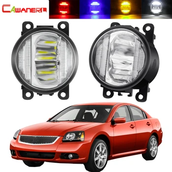 

2in1 Fog Light + DRL H11 Car Front Bumper Fog Light Daytime Running Lamp 12V For Mitsubishi Galant DJ_ ED_ EF_ Saloon 2003-2007