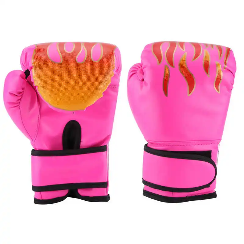1 Pair Boxing Gloves Punching Bag Training Sparring Gloves for Boys and Girls 