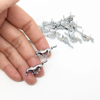 

5pcs Car Key Case Stickers Mustang Running Horse logo Decoration For Ford Shelby GT Car-styling Auto Accessories