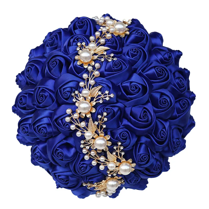 Buquê de pérolas artesanal para casamento, broche