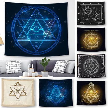 

Tapestry Wall Hanging Polyester Indian Mandala Pattern Blanket Home Decoration Yoga Multifunction Mat Decoration Bohemian
