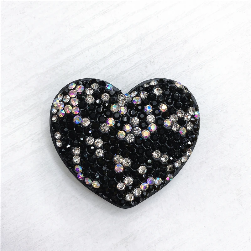 Универсальный держатель для телефона Popsoket Bling Air Bag Diamond SmartPhone Stander для iPhone samsung расширение стентов автомобильное крепление Popsocet - Цвет: Черный