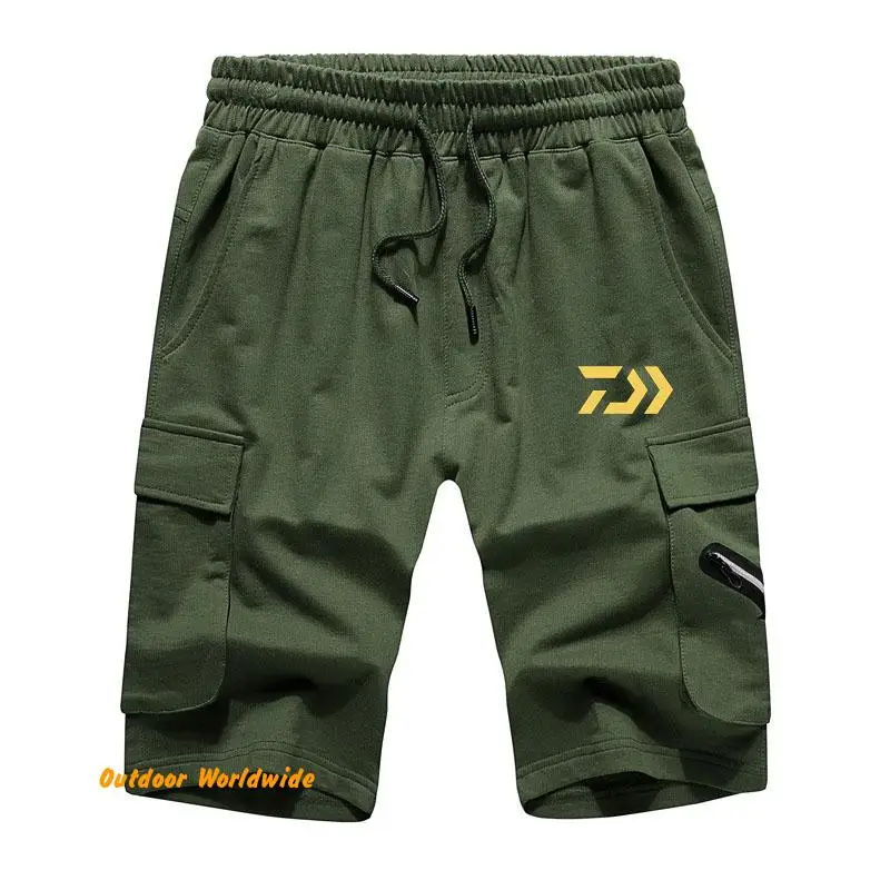 Новые летние DAIWA рыболовные шорты мужские спортивные Стиль человек на открытом