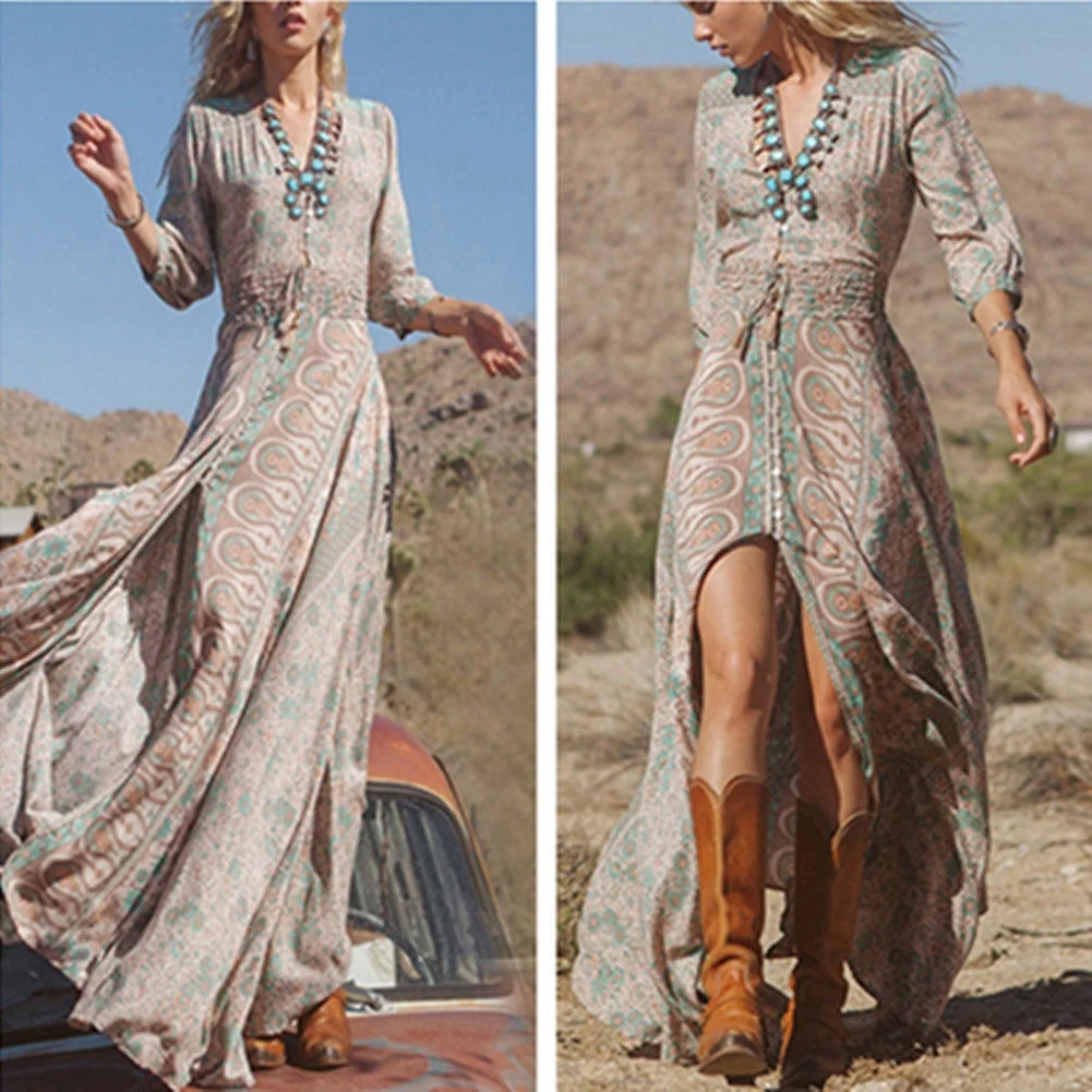 boho beach dresses australia