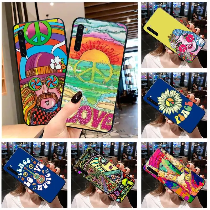 Хиппи Psychedelic Art Peace мягкий чехол для телефона OPPO Realme 6 Pro 3 5 C2 RENO2-Z A11X | Мобильные