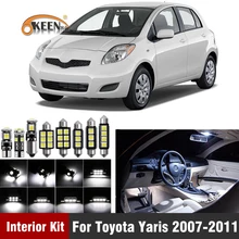 ##Special Price 8Pcs White LED Bulb T10 Canbus Lamp Car Bulbs Interior light Kit For Toyota Yaris 2007-2011 Map Dome License Plate Light ##Special Price 8Pcs White LED Bulb T10 Canbus Lamp Car Bulbs Interior light Kit For Toyota Yaris 2007-2011 Map Dome License Plate Light