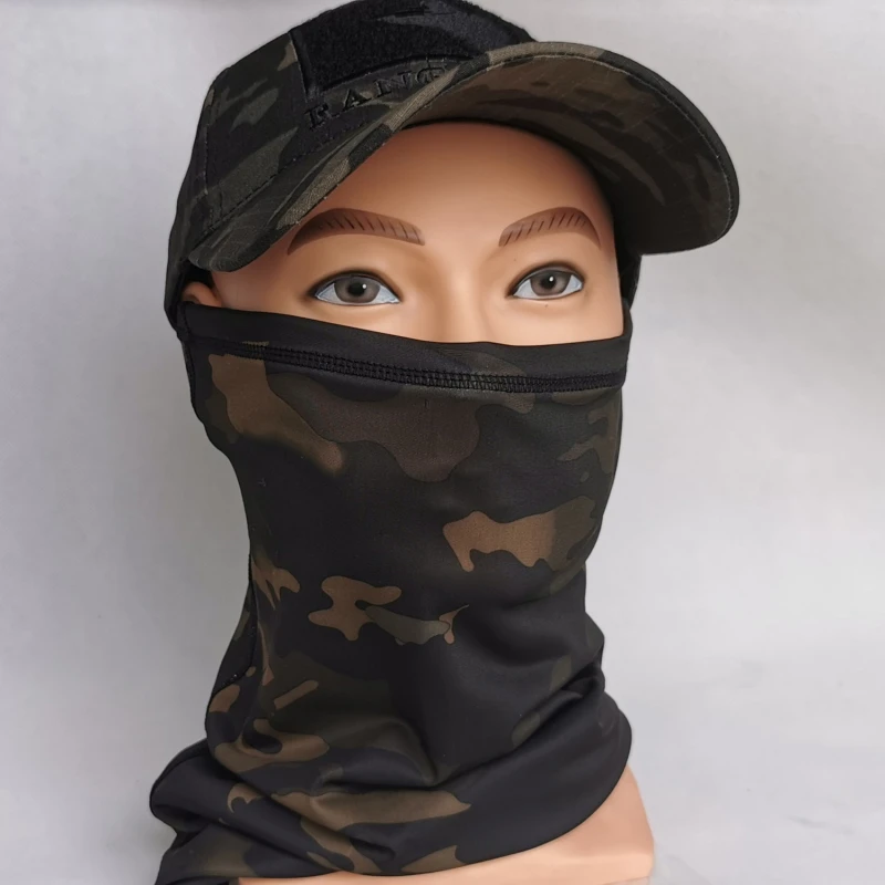 mens grey scarf Camouflage Balaclava Full Face Scarf Ski Cycling Full Face Cover Winter Neck Head Warmer Tactical Airsoft Cap Helmet Liner wool scarf mens