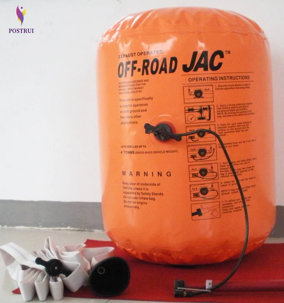 NEW 4t rescue inflatable jack Emergency rescue detached self-help equipment Gentle jack airbag Multi-purpose inflatable jack 1pc