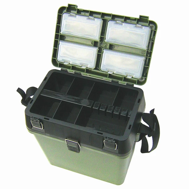 Military Green Fishing Box Lure Tool Box Multifunction Seat Large