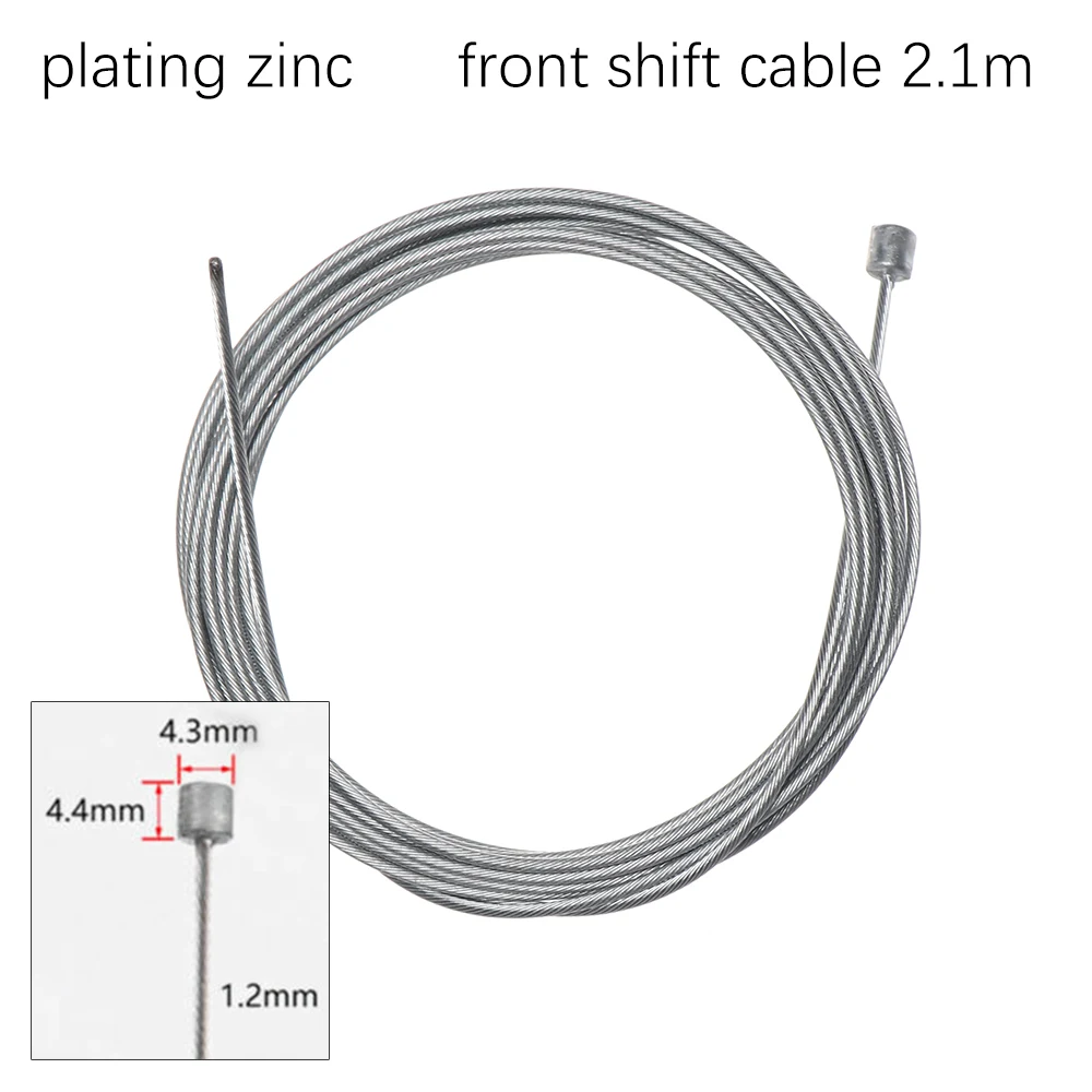 1 шт. Серебристый Нержавеющая сталь/покрытие цинка фиксированный Переключатель скоростей/тормозной кабель сердечника внутренний тросик MTB дорожный велосипед часть