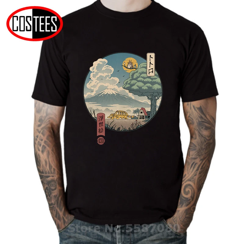 T Shirt Japonais Classique Ukiyo E Totoro Pour Hommes Dessin Anime Bus De Chat Manga Ghibli Scenes En Spirale Aliexpress T Shirt Japonais Classique Ukiyo E Totoro Pour Hommes Dessin Anime Bus De Chat Manga Ghibli Scenes En Spirale Aliexpress
