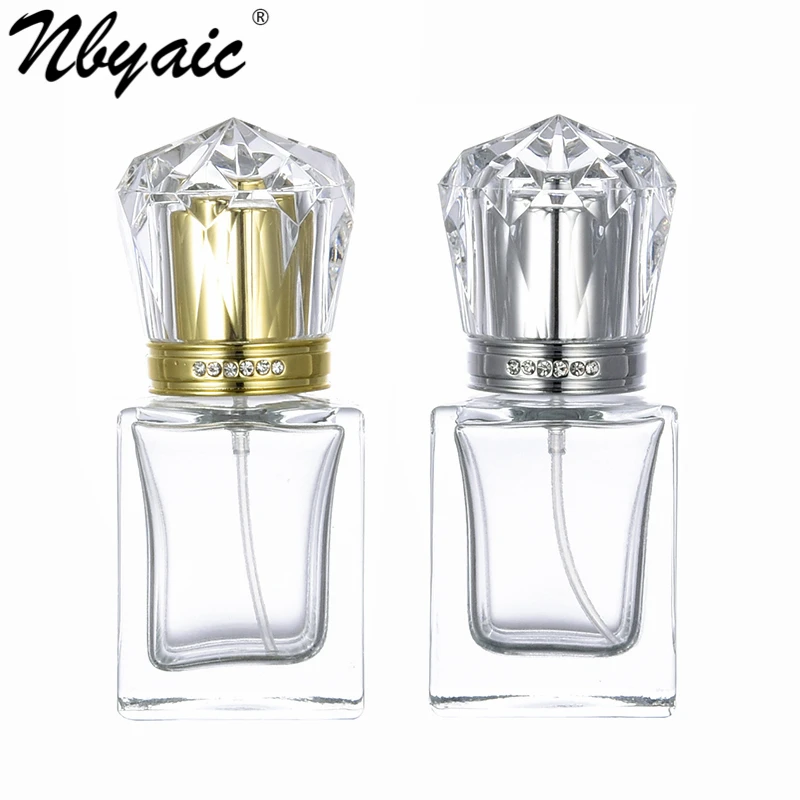 

Nbyaic Perfume dispensing bottle 30ml portable travel dispensing empty bottle 50ml clear glass perfume spray bottle 1pcs