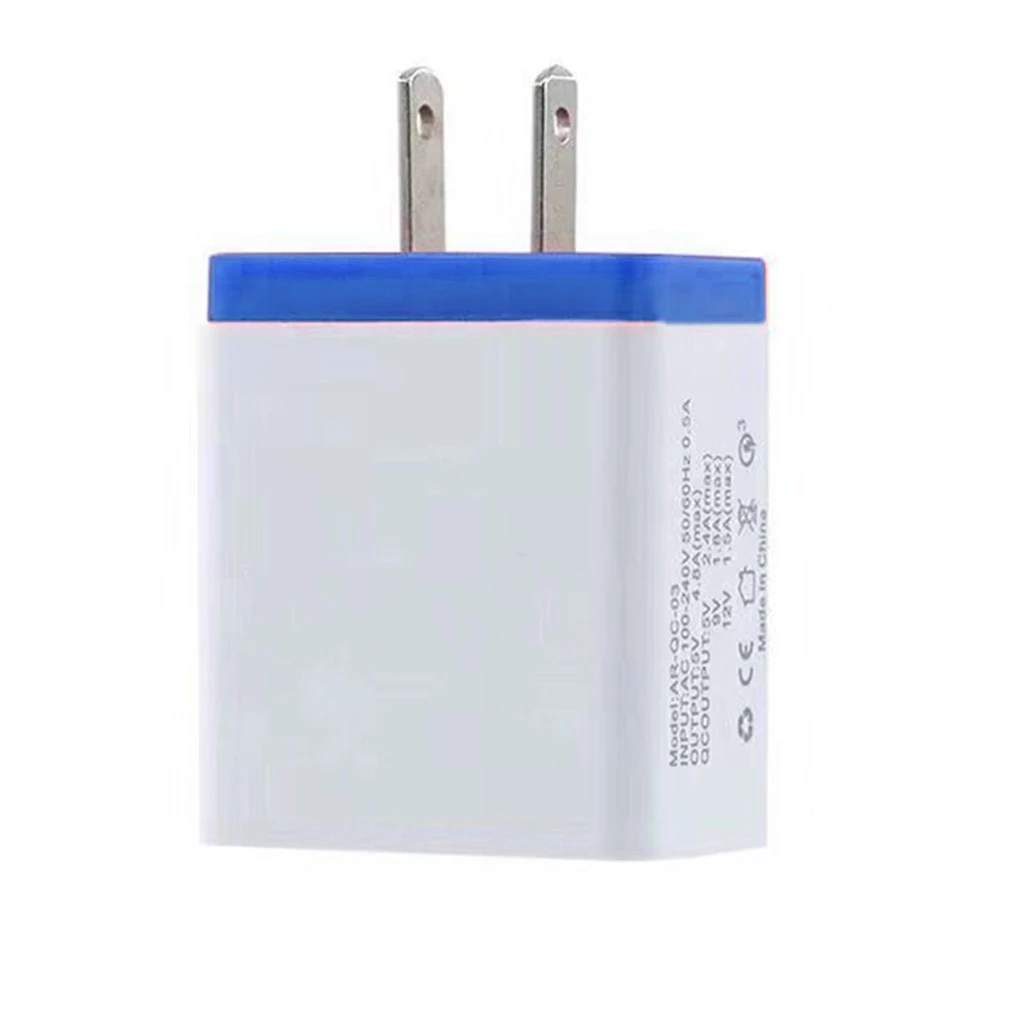 Замена для iPhone Android Smart путешествия 3,0 usb-хаб высокого стандарта ПК огнестойкий материал настенное зарядное устройство ЕС/США Разъем Портативный