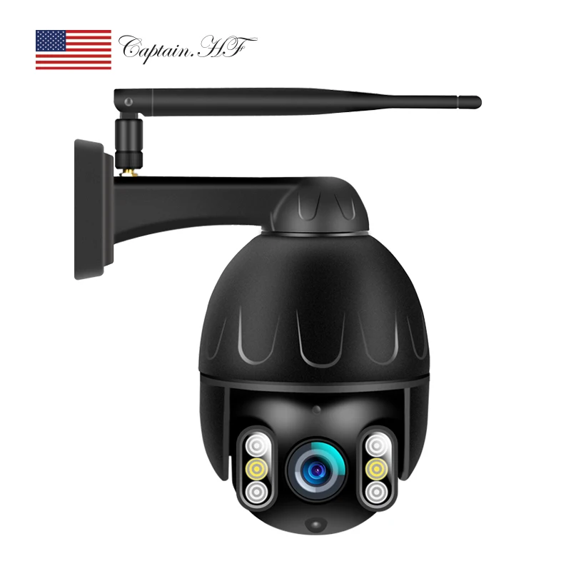 

US Captain PTZ Camera Outdoor, SV3C 1080P WiFi Outdoor Camera Wireless, Pan Tilt 5X Optical Zoom