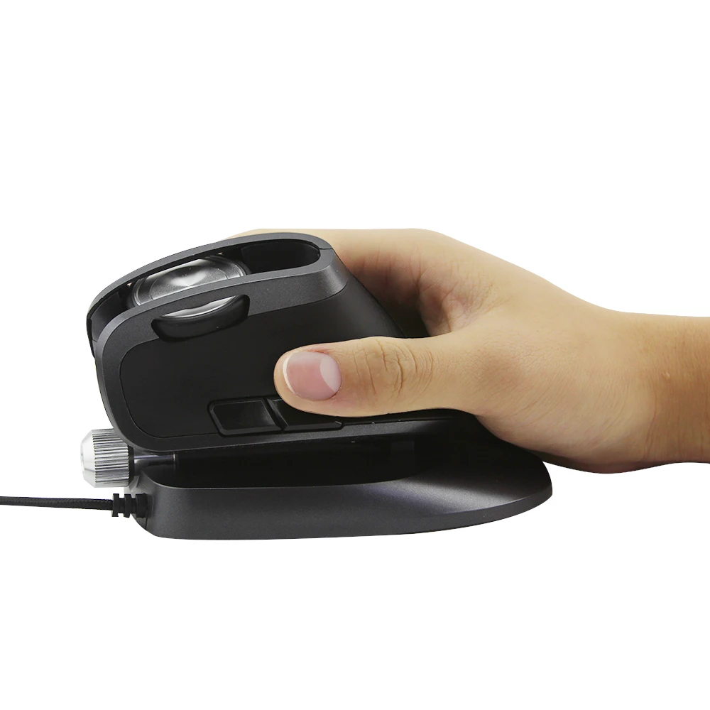 Vertical Mouse 1600DPI Ergonomic Gaming Mice Bluetooth 3.0/4.0 + 2.4Ghz Wireless Mouse Rechargeable Office PC Mause For Laptop