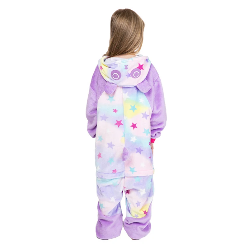 JYBIENBB Colorful Panda Kigurumi Onesie Kid Pajamas For Children Animal Cartoon Sleepwear Baby Costume Winter Boy Girl Jumspuit JYBIENBB Colorful Panda Kigurumi Onesie Kid Pajamas For Children Animal Cartoon Sleepwear Baby Costume Winter Boy Girl Jumspuit
