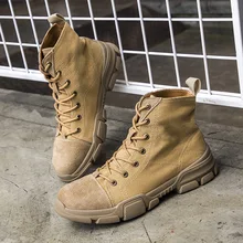 Сезон осень-зима; Новинка; обувь для отдыха из ткани Оксфорд в Корейском стиле; уличные спортивные ботинки с воинами волков; высокие мужские ботинки