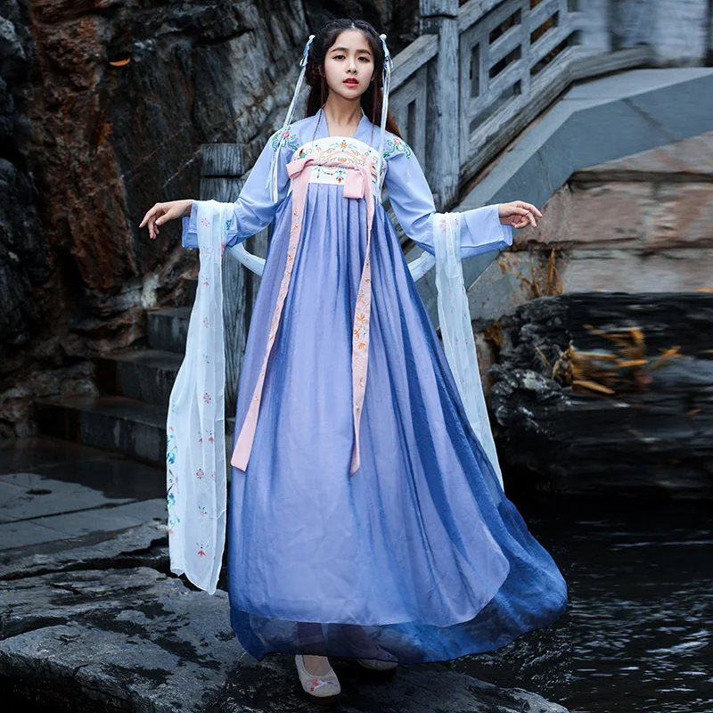 11 стилей женщины ханьфу китайское платье народные танцевальные костюмы восточный, Азиатский династии Цин национальная Фея Принцесса фотография платье - Цвет: Style3