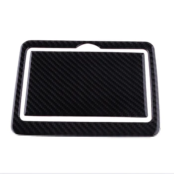 

2Pcs Carbon Fiber Car Rear Seat Water Cup Holder Panel Cover fit for Infiniti Q50 2014 2015 2016 2017 2018 2019