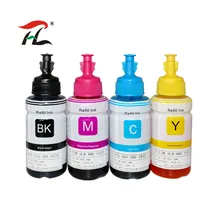 4 цвета на основе красителя пополнения чернил комплект для Epson L100 L110 L120 L132 L210 L222 L300 L312 L355 L350 L362 L366 L550 L555 L566 принтер