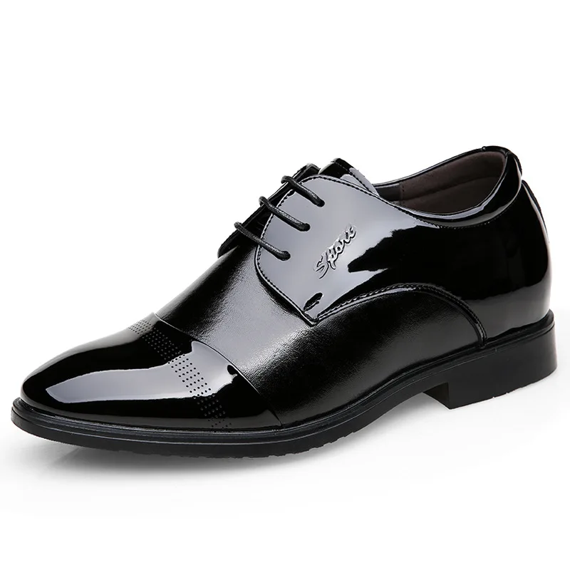 

Men Elevator Business Formal Wear Leather Shoes Men's Extra High 6 Cm Korean-style England Trend Marriage MEN'S SHOES