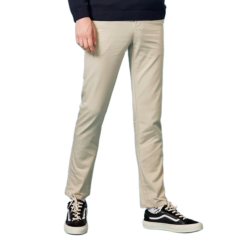 Брюки SEMIR мужские повседневные хлопок приталенные модные штаны брендовая одежда