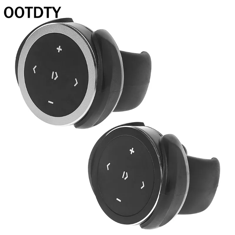 

Wireless Bluetooth Media Steering Wheel Remote Control Mp3 Music Player Portable