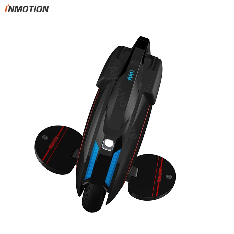 Электрический Одноколесный велосипед INMOTION V5, самобалансирующийся скутер EUC с декоративными лампами, Одноколесный Моноцикл, длинная доска