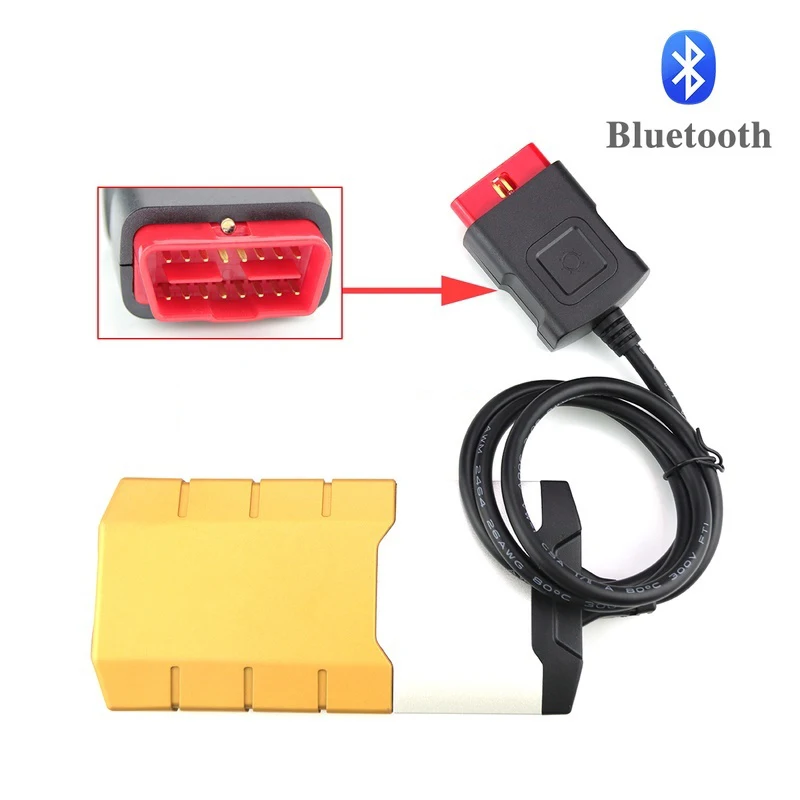 Новинка. R0 Vci Vd Tcs Pro авто грузовик для Delphis Ds150e Профессиональный диагностический инструмент+ 8 автомобильных диагностических кабелей