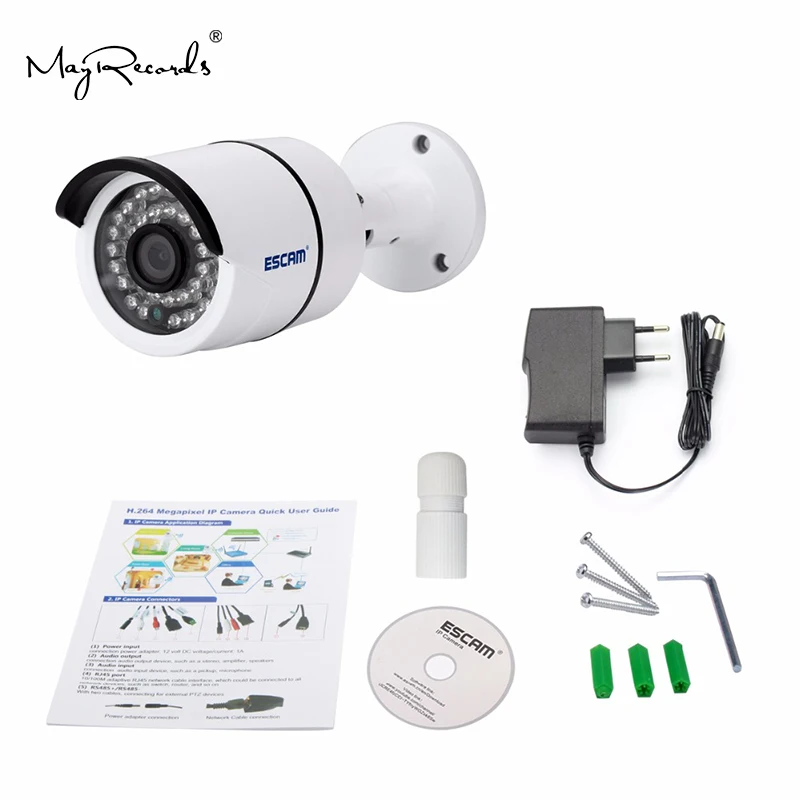 IP камера Escam Bolt QD410 4 МП H2.65 Onvif P2P|ip66 cctv camera|camera 4mpip camera |