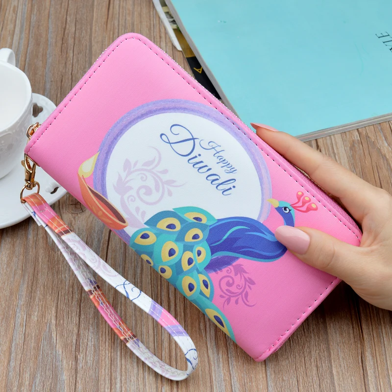 

2020 New Women's Printed Wallet Korean Long Fashion Large Capacity Student Phone Hand Wallet