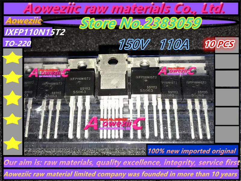 Aoweziic 2018 + 100% новые импортные оригинальные IXFP110N15T2 IXFP22N65X2 IXTP130N10T IXTP60N20T TO-220 транзистор