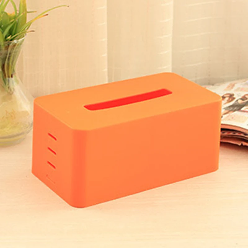 

new rectangular Plastic facial tissue napkin box toilet paper dispenser case