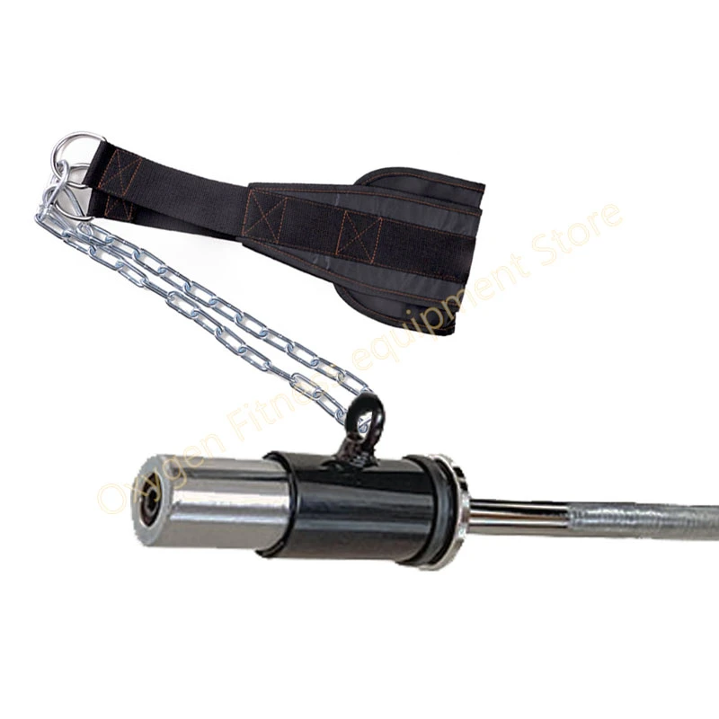 Mejora de los cinturones de inmersión para Fitness, cadena de hierro llamativa para barra paralela, de cintura, pierna, accesorios entrenamiento de fuerza para Mancuernas|Levantamiento de pesas| - AliExpress