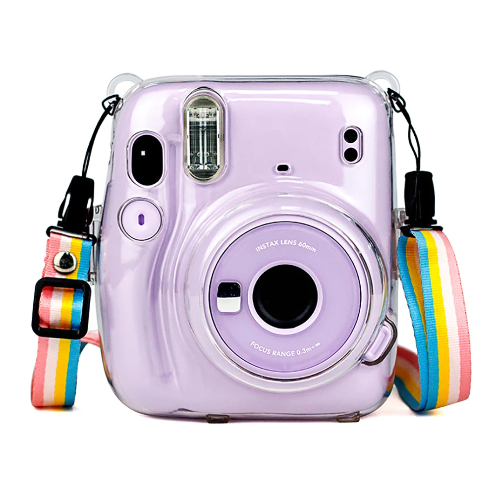 Custodia protettiva e custodia portatile compatibile con fotocamera istantanea Fujifilm Instax Mini 11 con tasca per accessori e cinghia regolabile. 