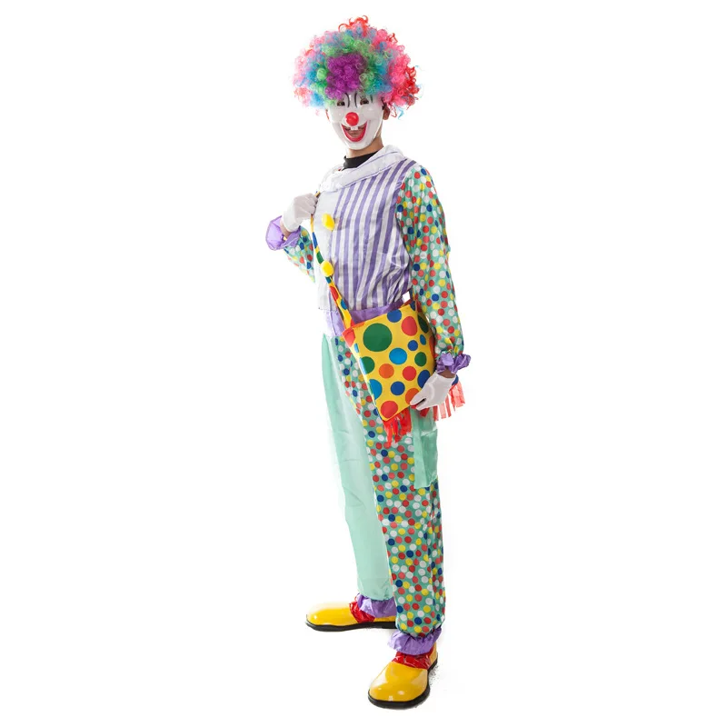 Children's Day Ball Funny Clown Performance Garment accessory Halloween Clown Performance Color Circle Clown Clothing