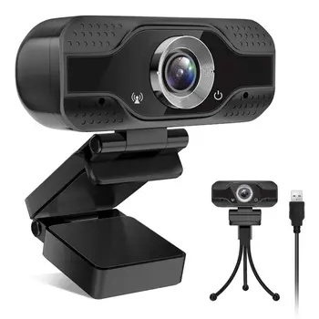 

1080P HD Webcam Desktop Laptop Streaming Webcam For Computer Widescreen Video Calling And Recording USB Web Camera Built-in Mic
