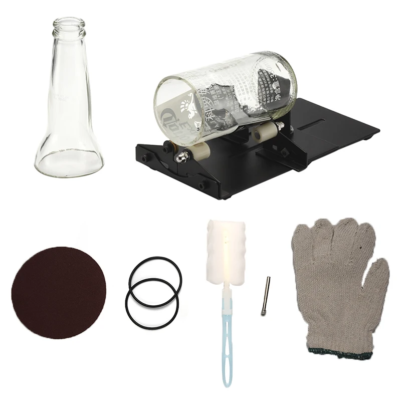 

Glass Bottle Cutter DIY Machine For Cutting Wine Beer Whiskey Alcohol Champagne Craft Gloves Accessories Tool Cutting Control