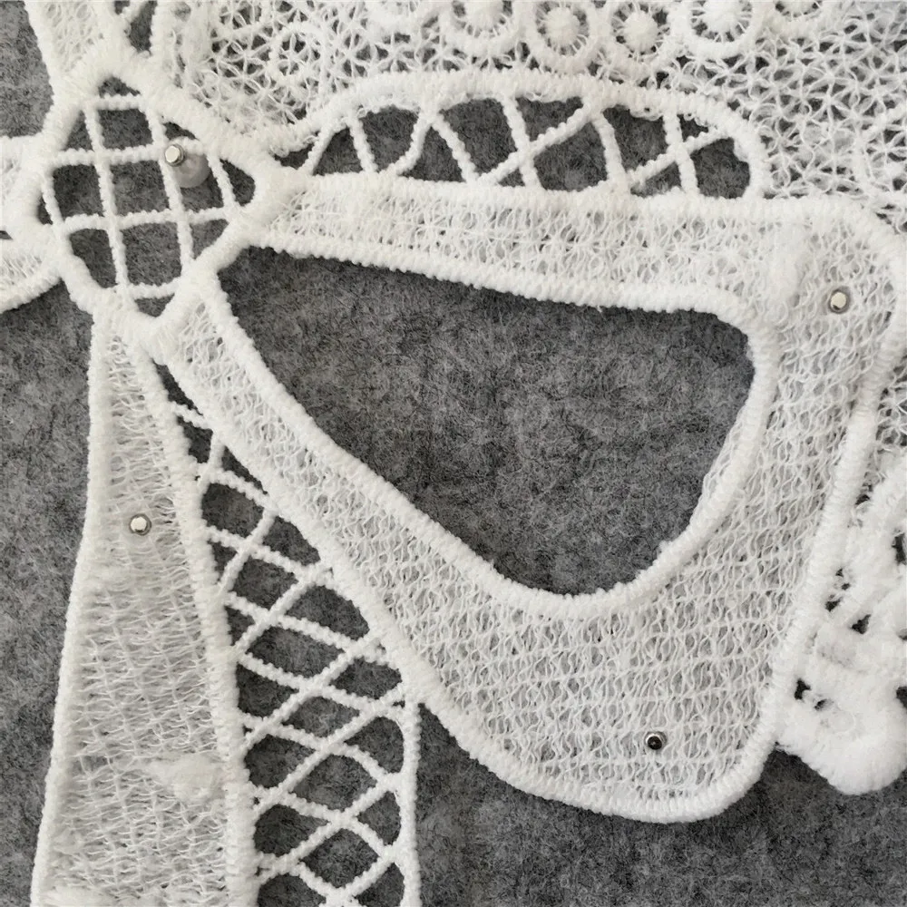 Lace Fabric DIY Collar Neckline Sewing Applique